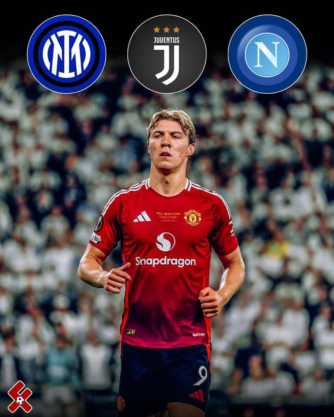 曝意甲哄抢曼联弃将！诸强都想抄底霍伊伦德，米兰加入加纳乔竞争